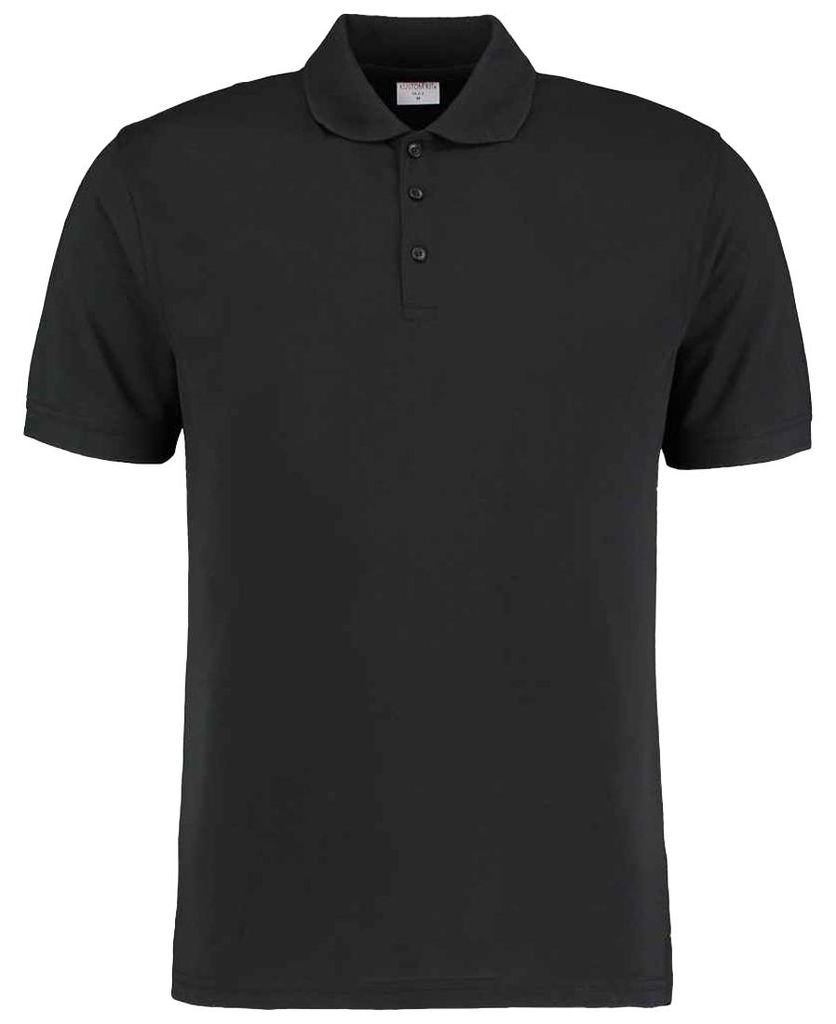 Kustom Kit - "Klassic" Poloshirt Superwäsche 60°C für Herren LT5082 (M) (Schwarz)