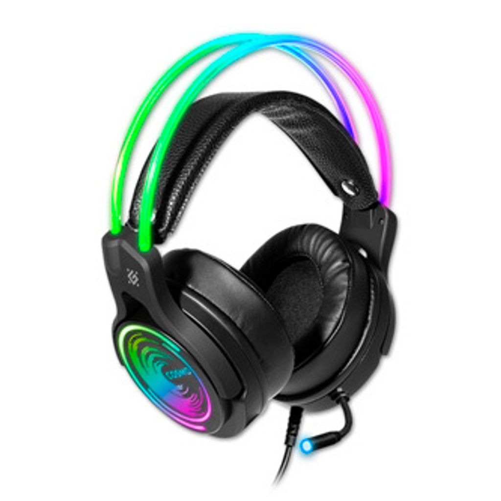 Gaming Headset USB Stereo PC Mit Mikrofon Kopfhörer 7.1 LED Deep Surround Chat E - Foto 14