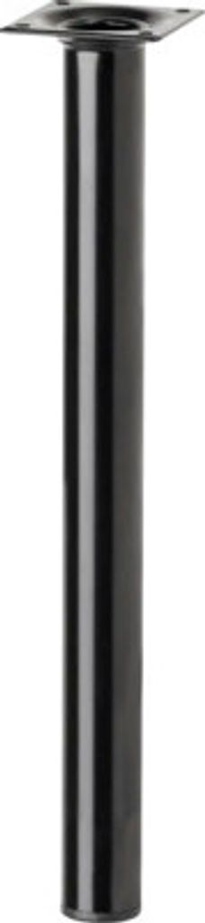 Tarrox Tischbein rund Ø 30 x 500 mm, schwarz Produktbild 