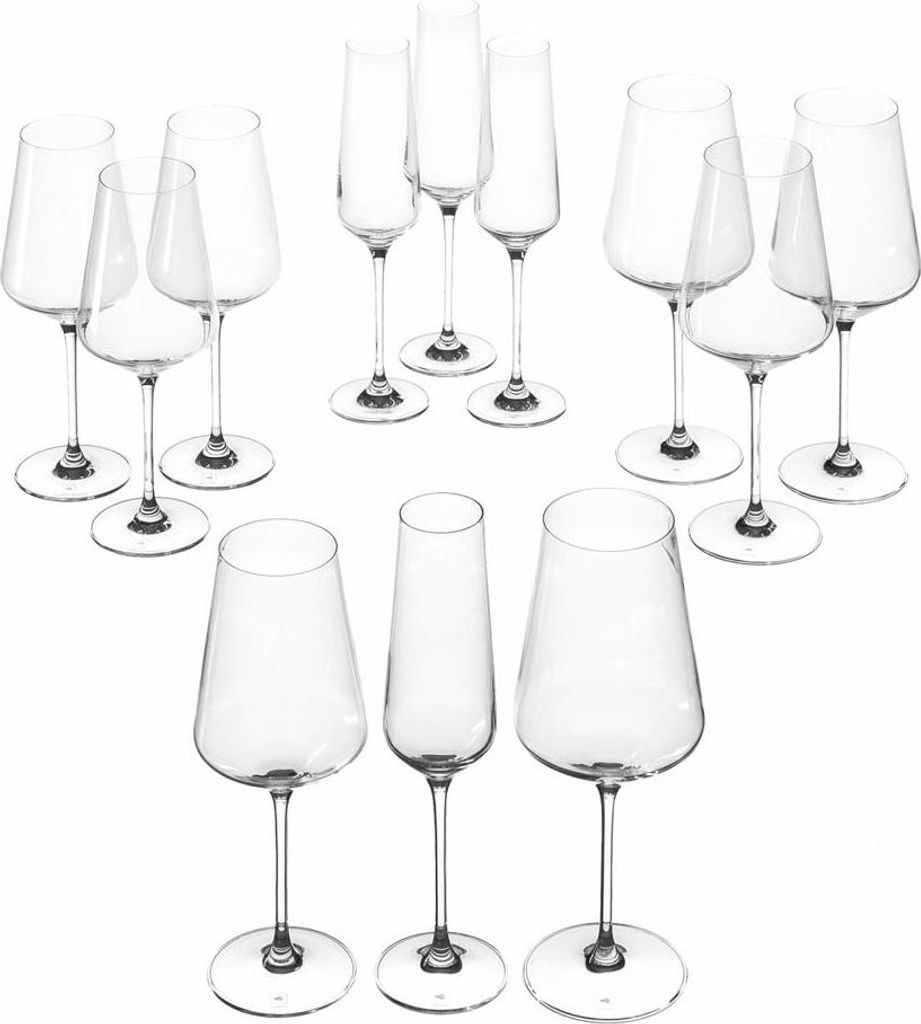 Vaso de pie Puccini, juego de 12 unidades Imagen del producto 