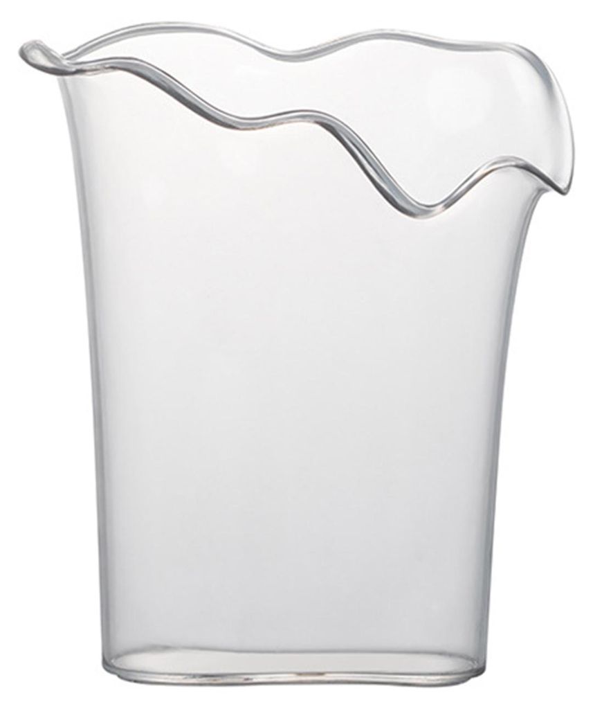 Transparente Kunststoff-Blumenvase, robuster Blumenbehälter, ideal für Zuhause, Büro oder als Tischdekoration, dekorative Vase für Blumen und P...