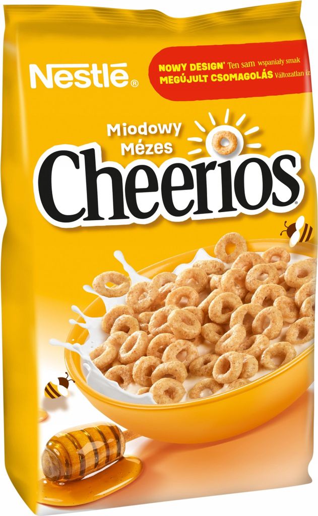 Płatki śniadaniowe miodowe Nestlé Cheerios 450 g Zdjęcie produktu 