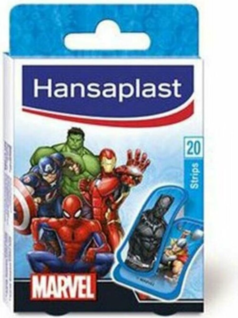 Hansaplast MARVEL, 1,9 x 5,5 cm, Rechteckig, Mehrfarbig, 20 Produktbild 