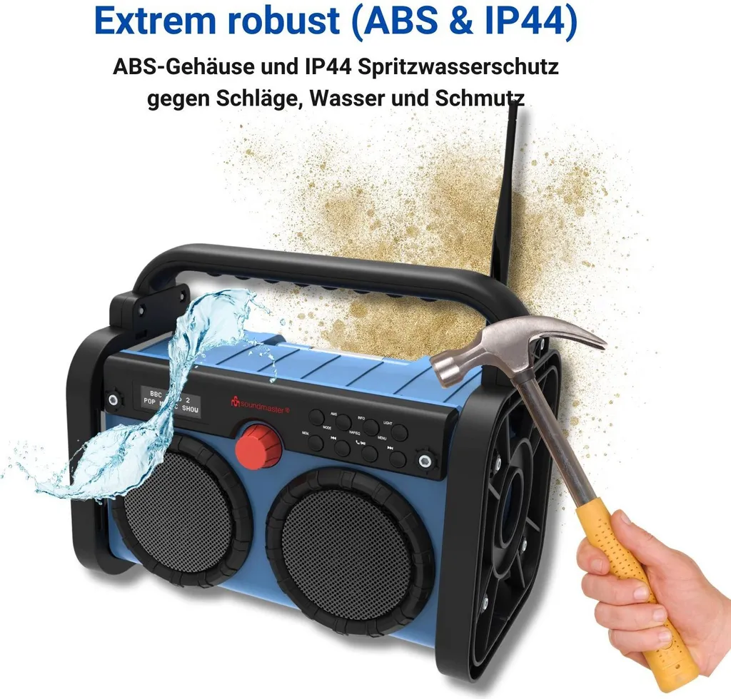 Radio Stéréo DAB+/FM Bluetooth DAB85BL - Son Haute Qualité et Lampe LED - 5