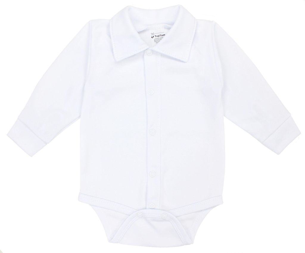 TupTam Baby Jungen Langarm oder Kurzarm Body mit Kragen  e Produktbild 