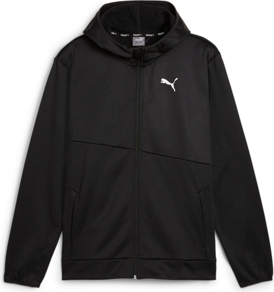 PUMA TRAIN ALL DAY PWRFLEECE FULL ZIP PUMA Black XL