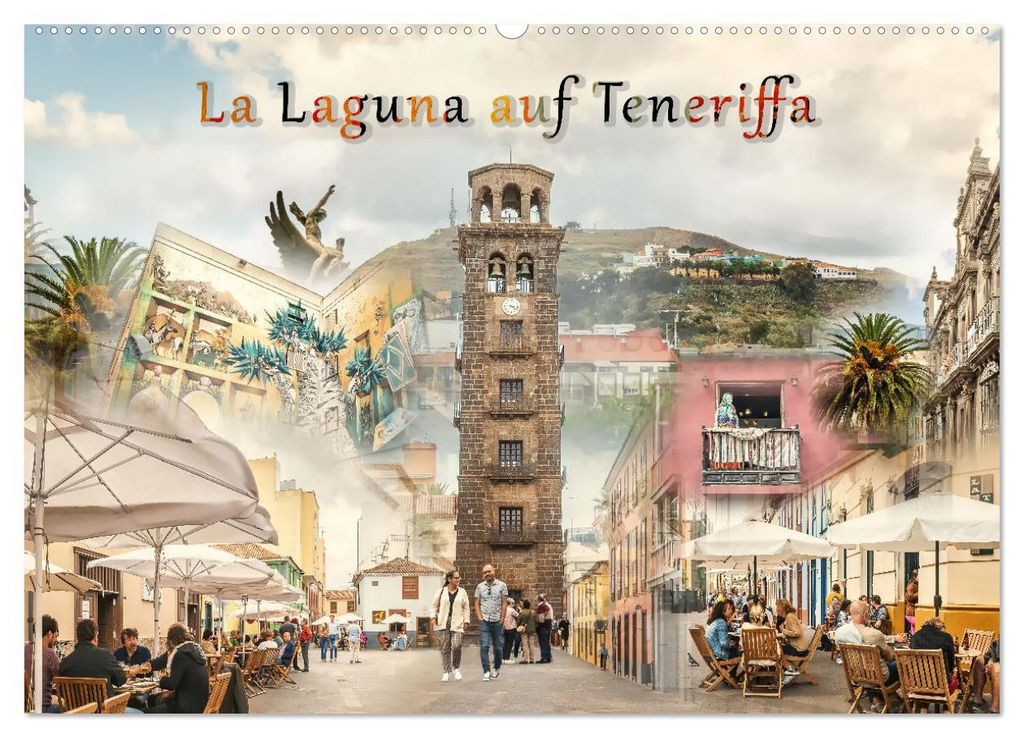 La Laguna auf Teneriffa (Wandkalender 2027 DIN A2 quer), CALVENDO Monatskalender