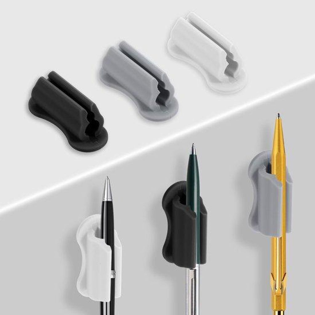 Silikonische Pinnwandhalter, selbstklebende Pinnwandhalter für Wand, Pinnwandhalterclip, selbstklebende Füllhalter für Schreibtisch, Küche, Whi...