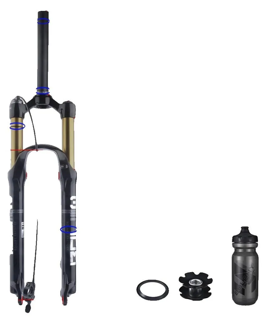 Fourche VTT 29 mm hydraulique : fini les vibrations en magnésium doré
