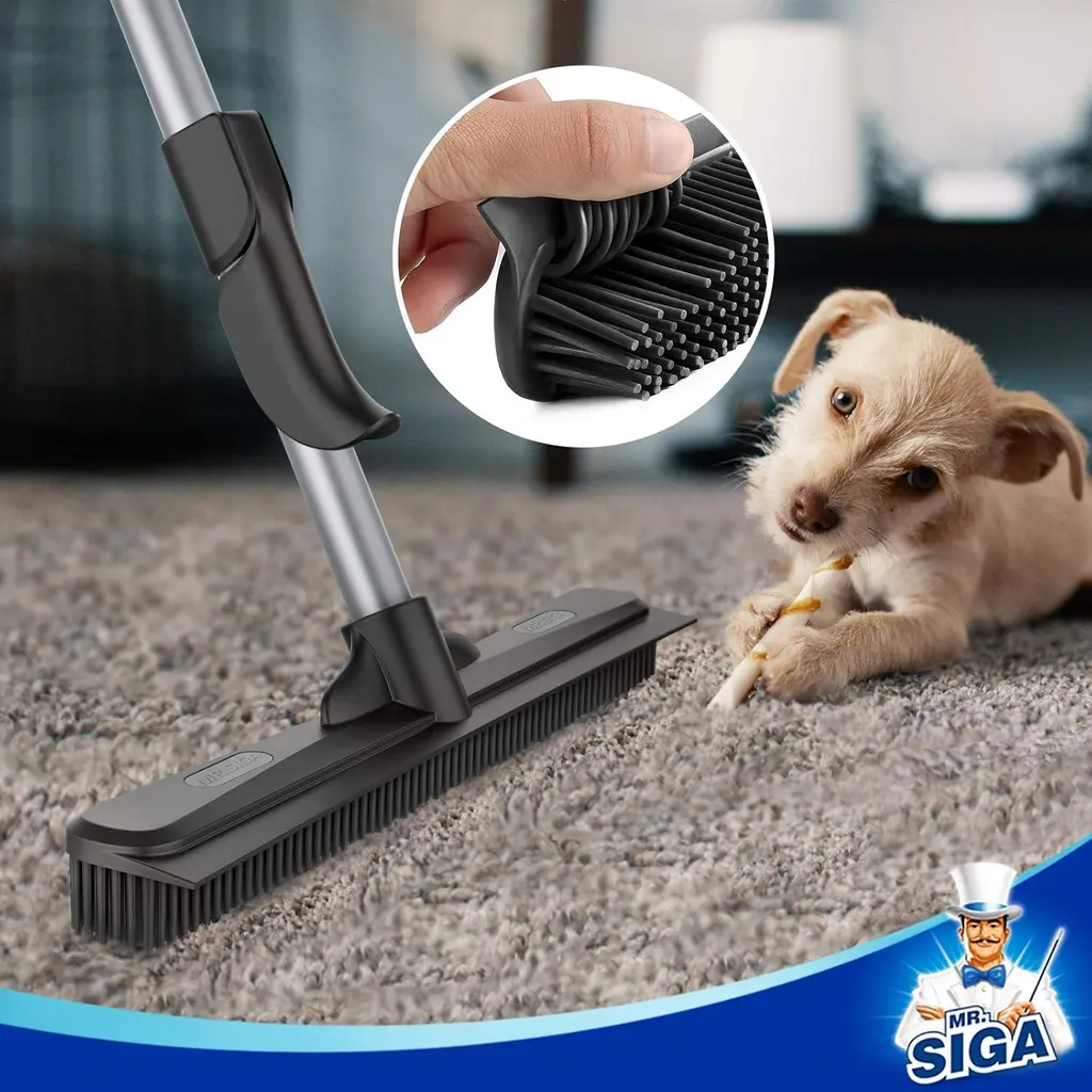 Nettoyez vos tapis et vitres sans effort avec ce balai caoutchouc 3-en-1