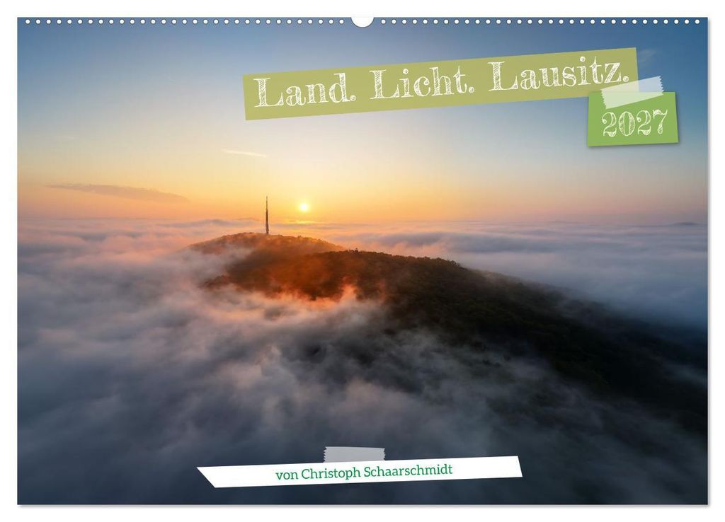 Land. Licht. Lausitz. (Wandkalender 2027 DIN A2 quer), CALVENDO Monatskalender