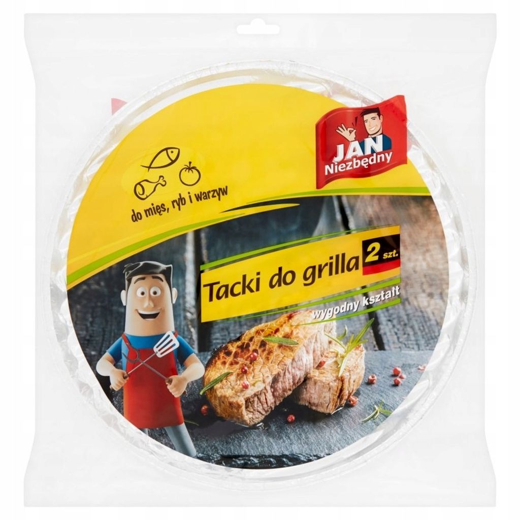 Jan Niezbędny Tacki Okrągłe do Grillowania