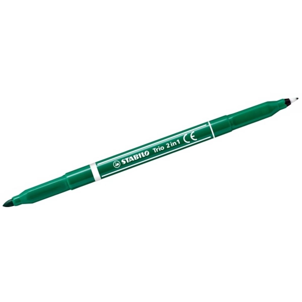 Filzstift und Fineliner in einem - STABILO Trio 2 in 1 - Produktbild 