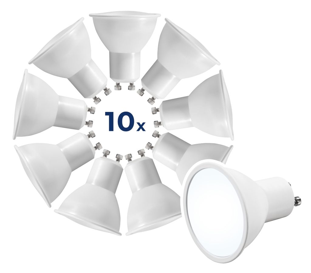 LED-Strahler McShine MS-60-10 GU10 6W 510lm 6500K Produktbild 