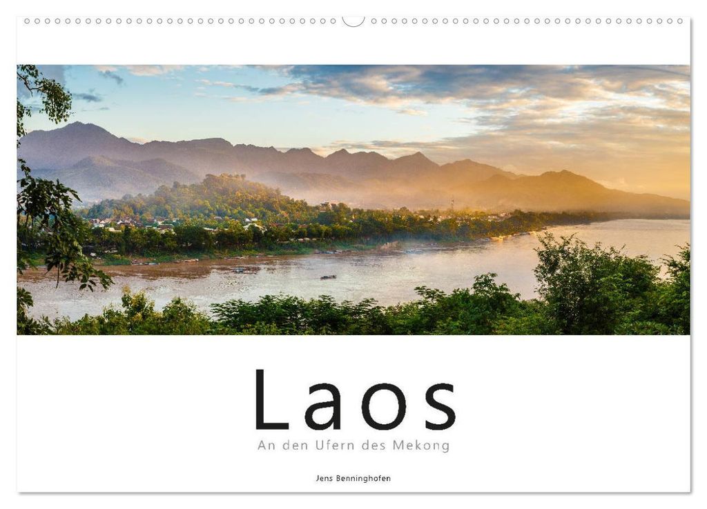Laos - An den Ufern des Mekong (Wandkalender 2027 DIN A2 quer), CALVENDO Monatskalender