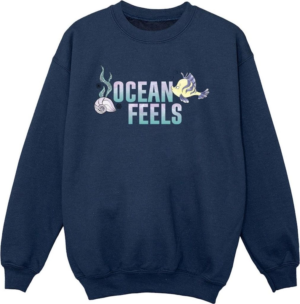 Disney - "The Little Mermaid" Sweatshirt für Mädchen BI23060 (104) (Marineblau)