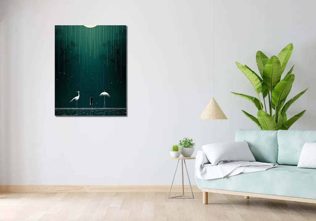 Image 70 x 90 cm Espaces nocturnes haute définition finition mate premium