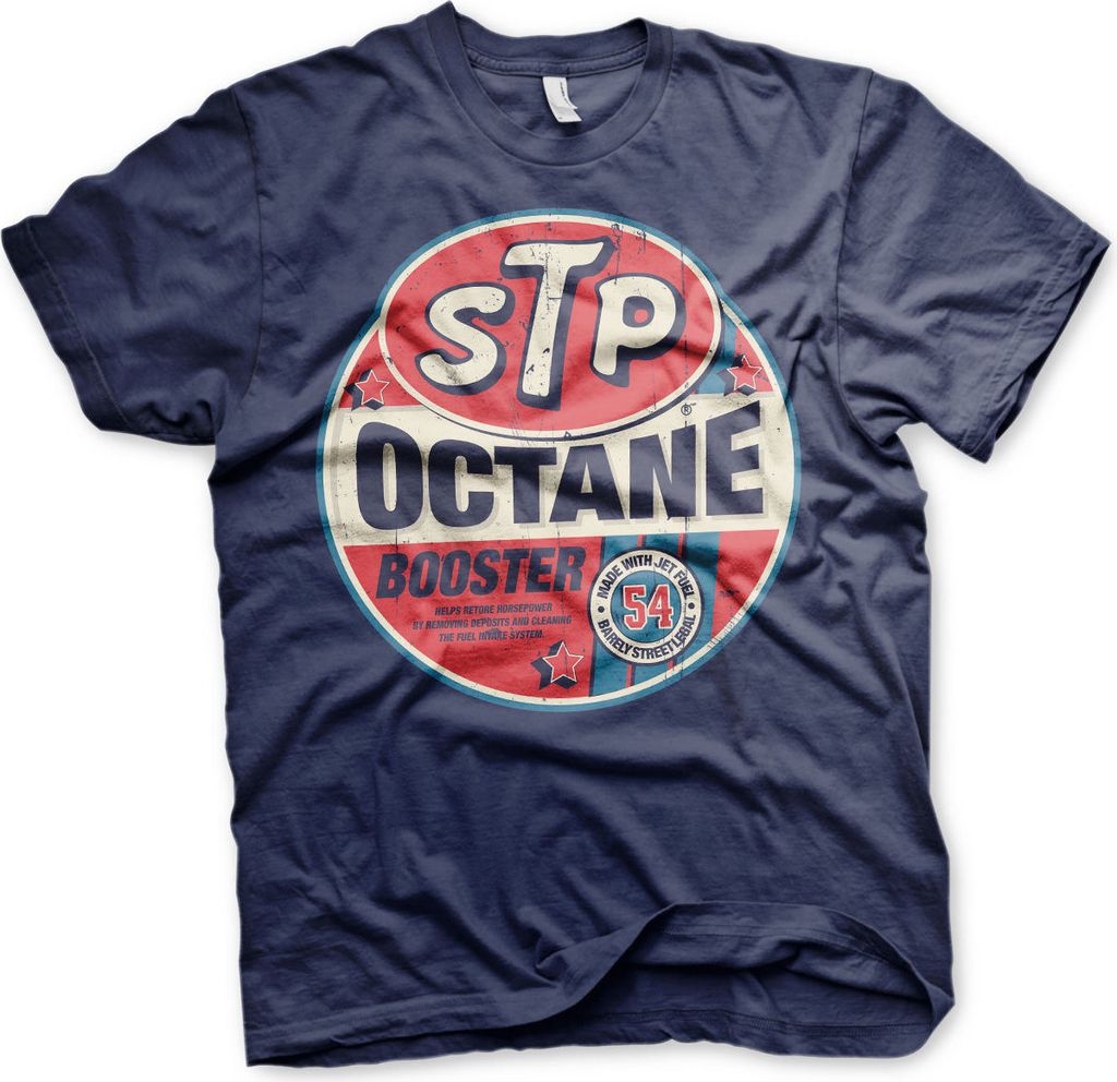 STP Octane Booster T-Shirt - Large - Navy