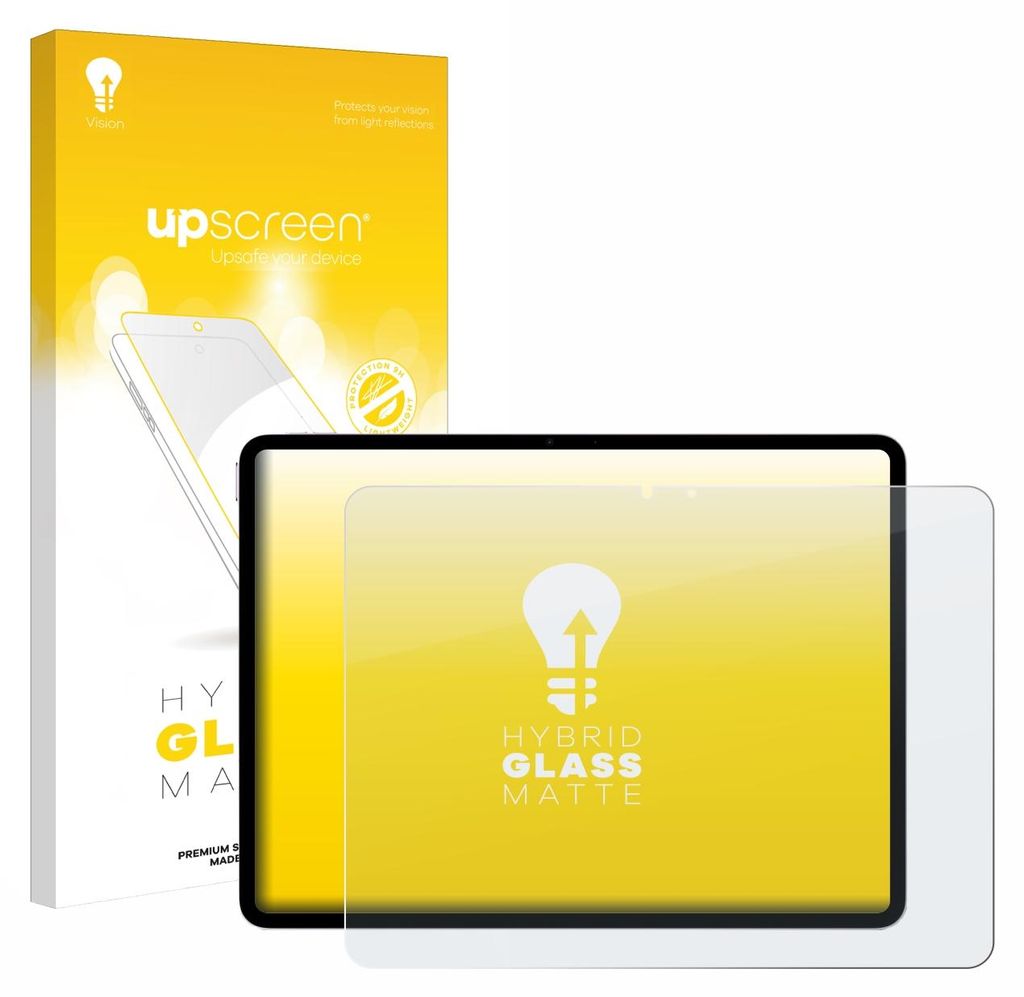 upscreen Entspiegelungs Schutzglas für Apple iPad Air 13" M4 2026 Schutzfolie Panzer Folie Glas Display Schutz matt