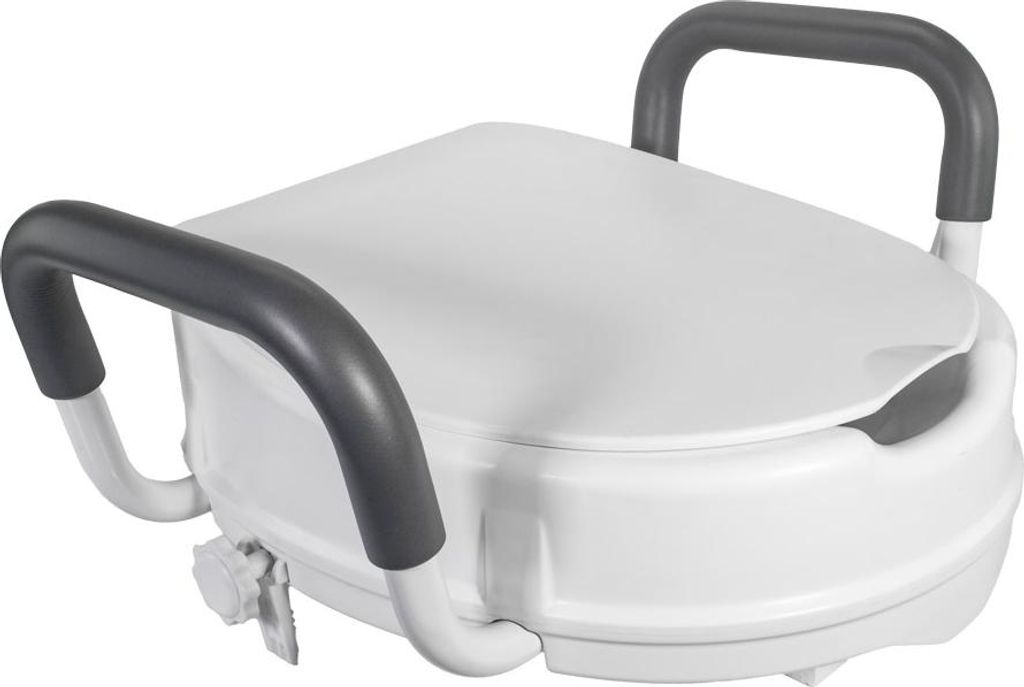 Zvýšené sedátko na WC s poklopem a madly DELUXE BTM580 Obrázek produktu 