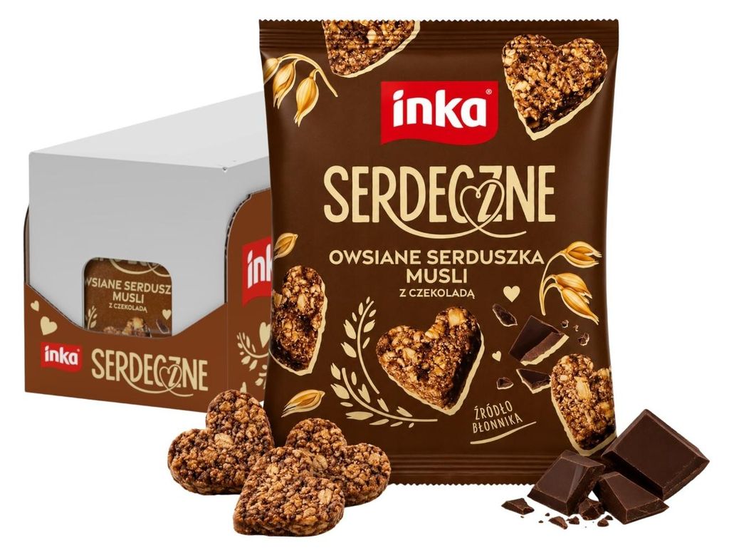 Inka Müsli Herzen Schoko 15x 50g - knusprige mini Produktbild 