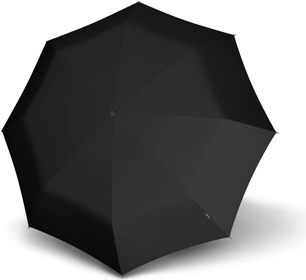 Knirps Taschenregenschirm Regenschirm T.400 Extra Large Duomatic Black schwarz