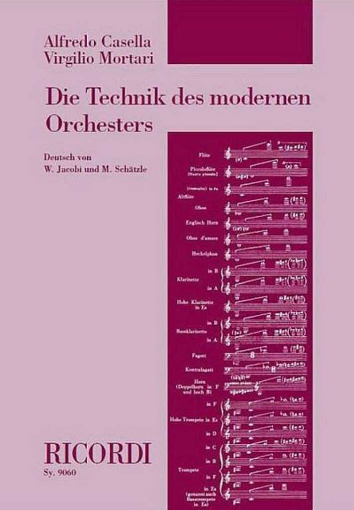 Die Technik Des Modernen Orchesters