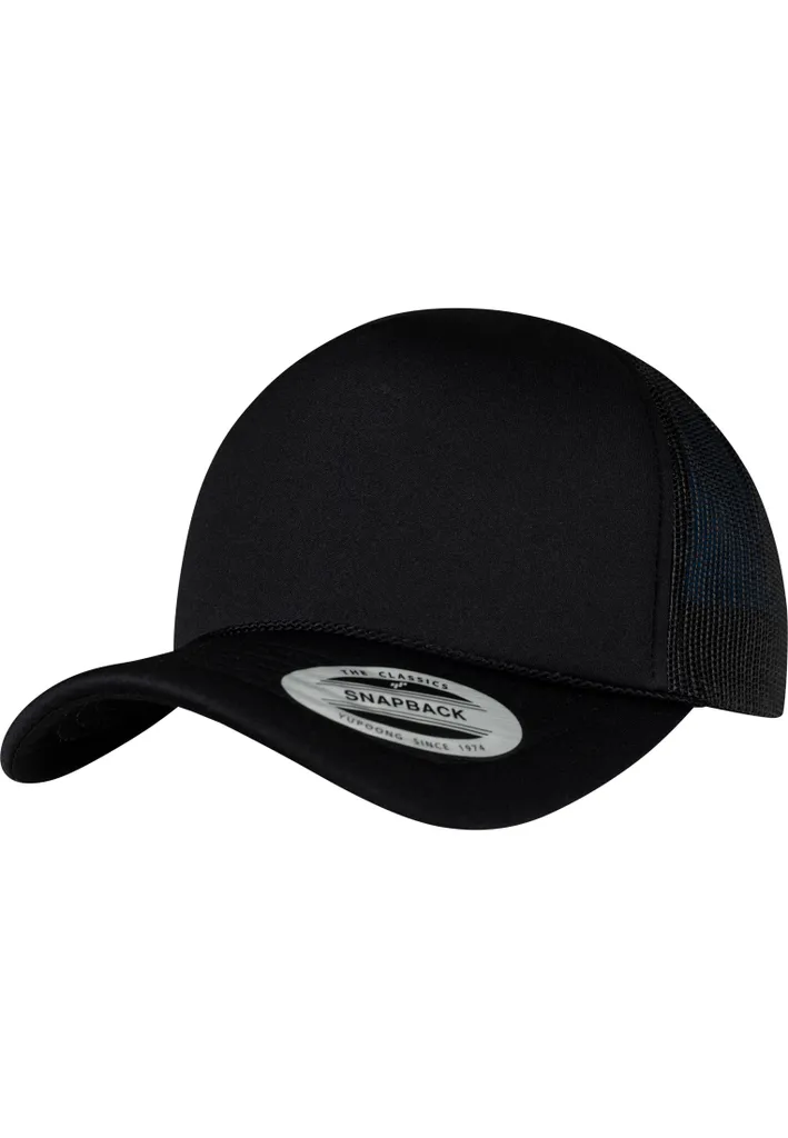 Flexfit 6005FC Nero: Cappello Trucker in Schiuma di Alta Qualità
