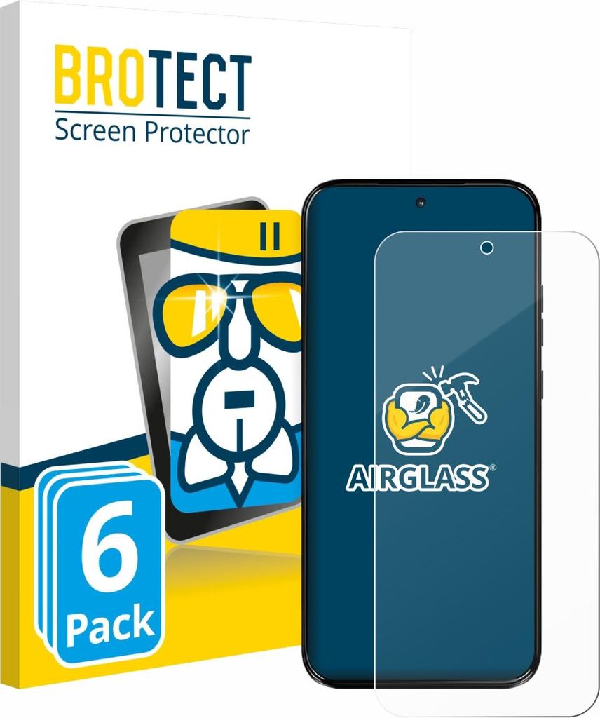 6x BROTECT Schutzglas für Motorola Moto G77 Schutzfolie Panzer Folie Glas Display Schutz klar