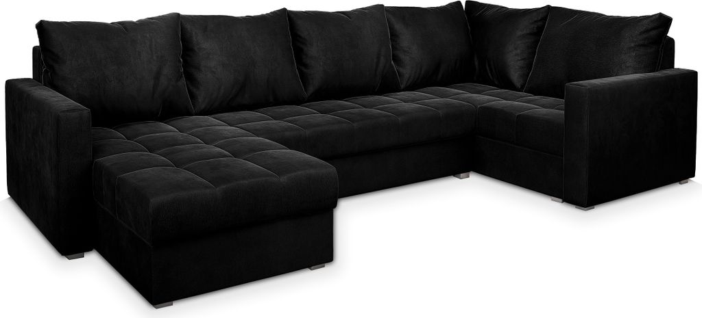 Masseno Ecksofa LORIVO L-S mit Schlaffunktion U-Form, Sofa Produktbild 2