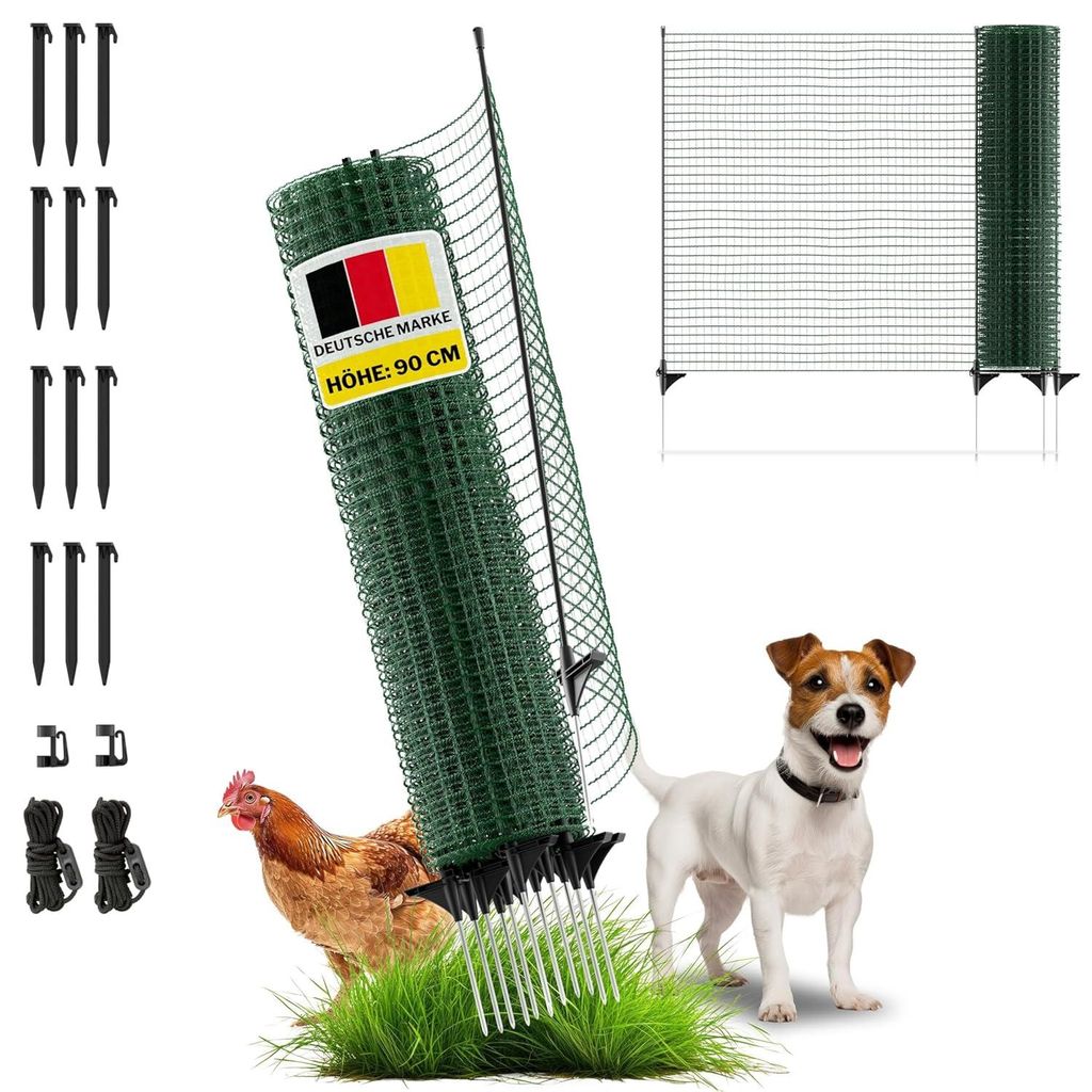horizont Begrenzungszaun FIX 25 m x 90 cm – mobiler Zaun Produktbild 