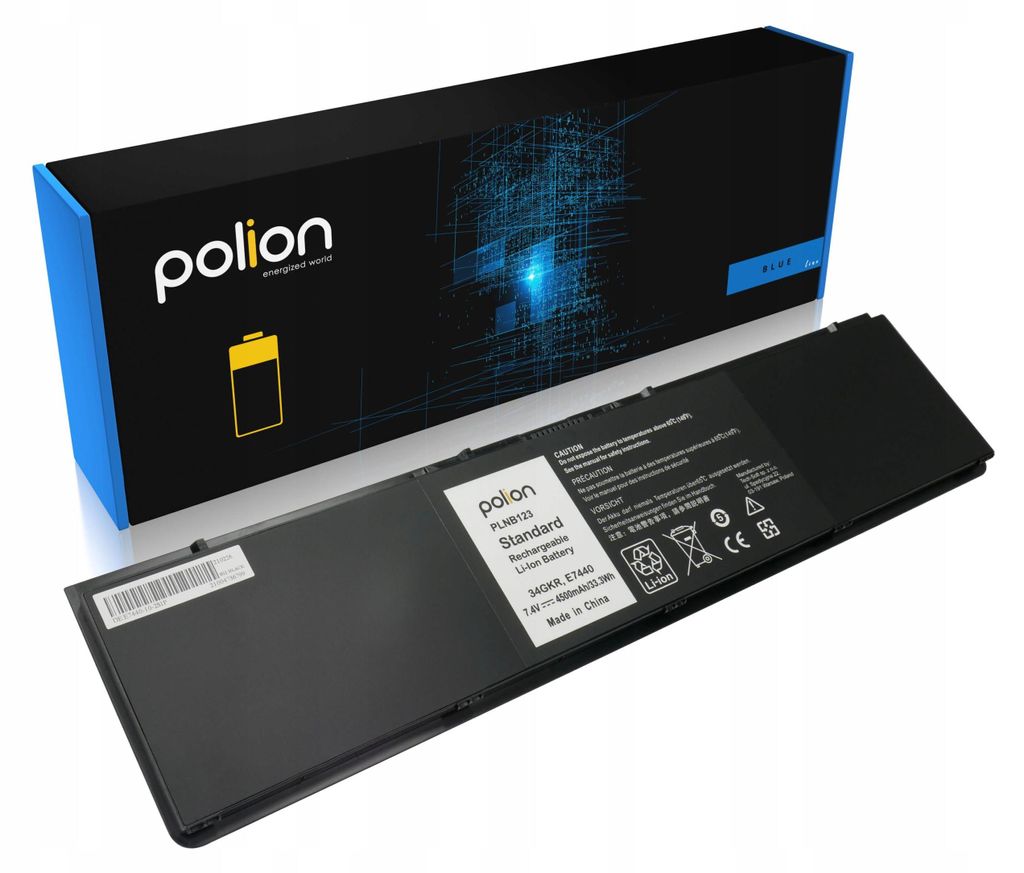 Batteria per laptop DELL 34GKR 4500mAh per Latitude Immagine del prodotto 