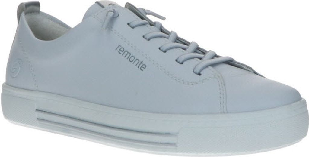 A single light blue sneaker is shown against a white background.