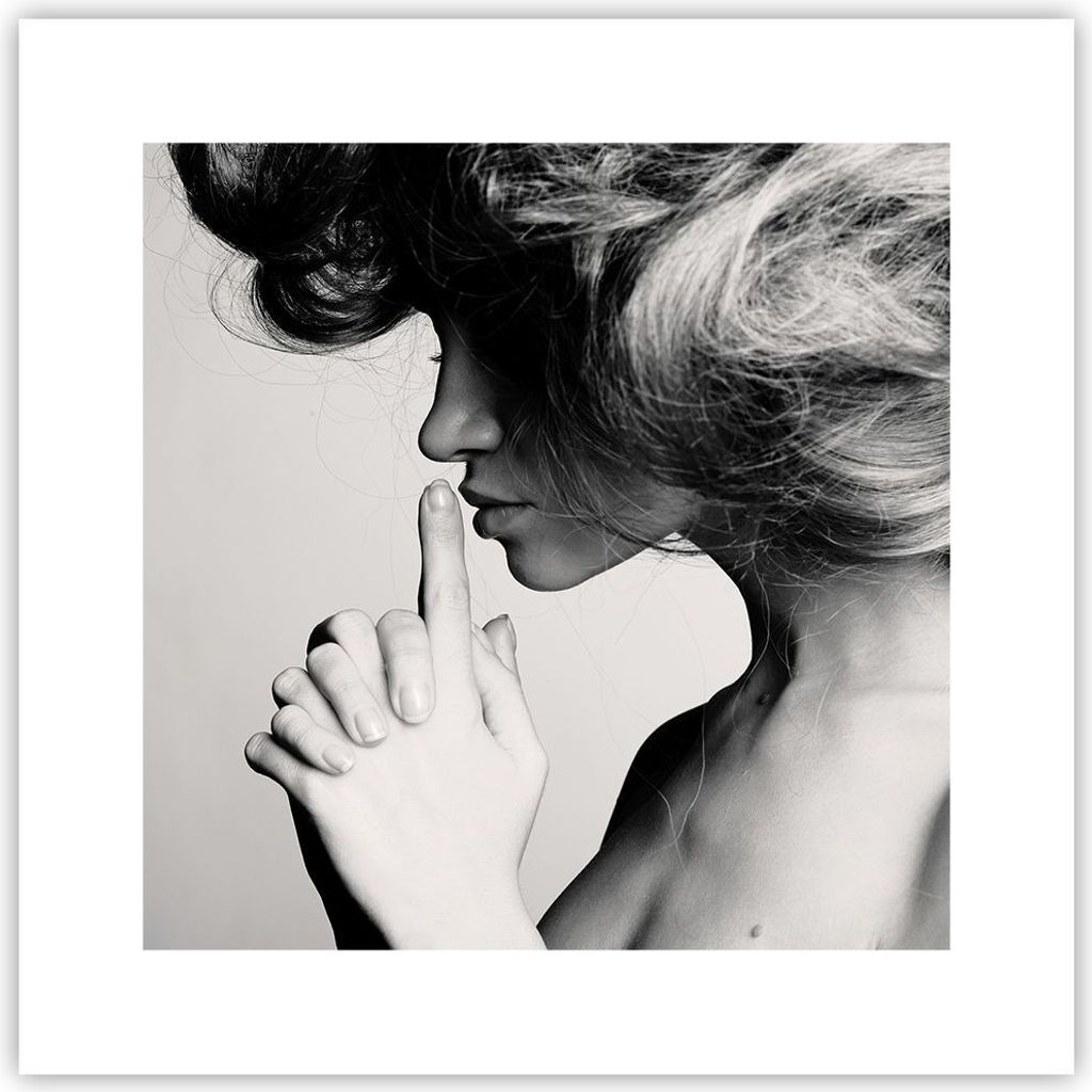 Poster - Poster ohne Rahmen - Frau Modell - 30x30 cm - Wand Bild - Wanddeko - Wandbilder - Kunstposter - Wandposter - Bilder - Kunstdruck - Wanddek...