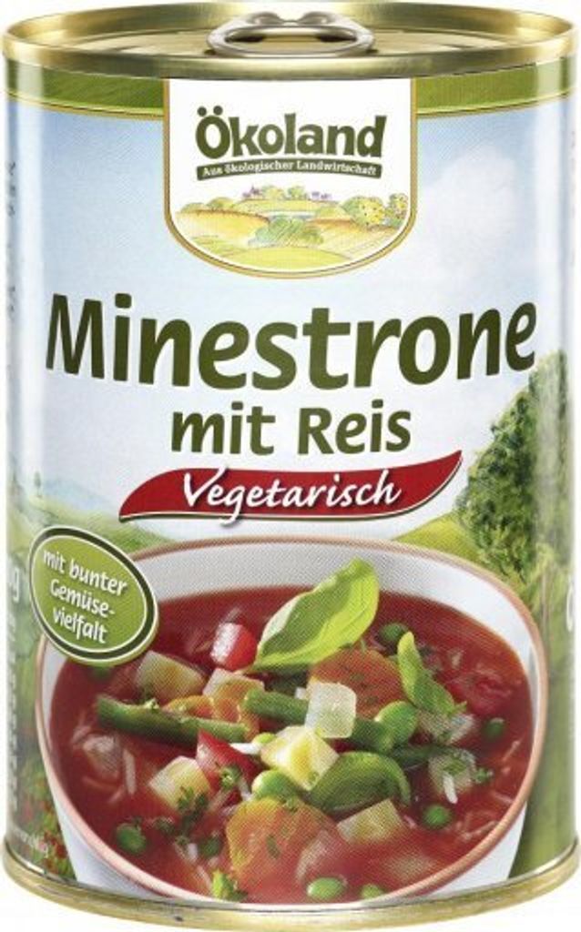 Minestrone con riso 400g Immagine del prodotto 