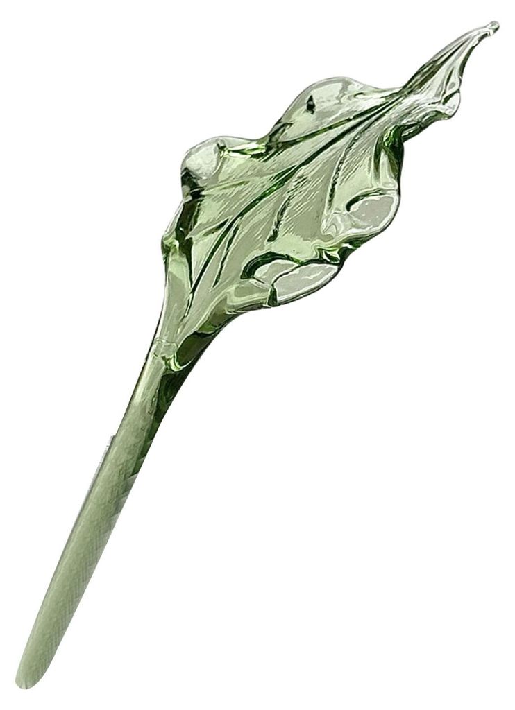 Handgefertigte Glasblumendekoration mit Stiel, mundgeblasene Mini-Blumenfigur, Tischvase, Dekoration für Wohnzimmer, Büro oder Zuhause