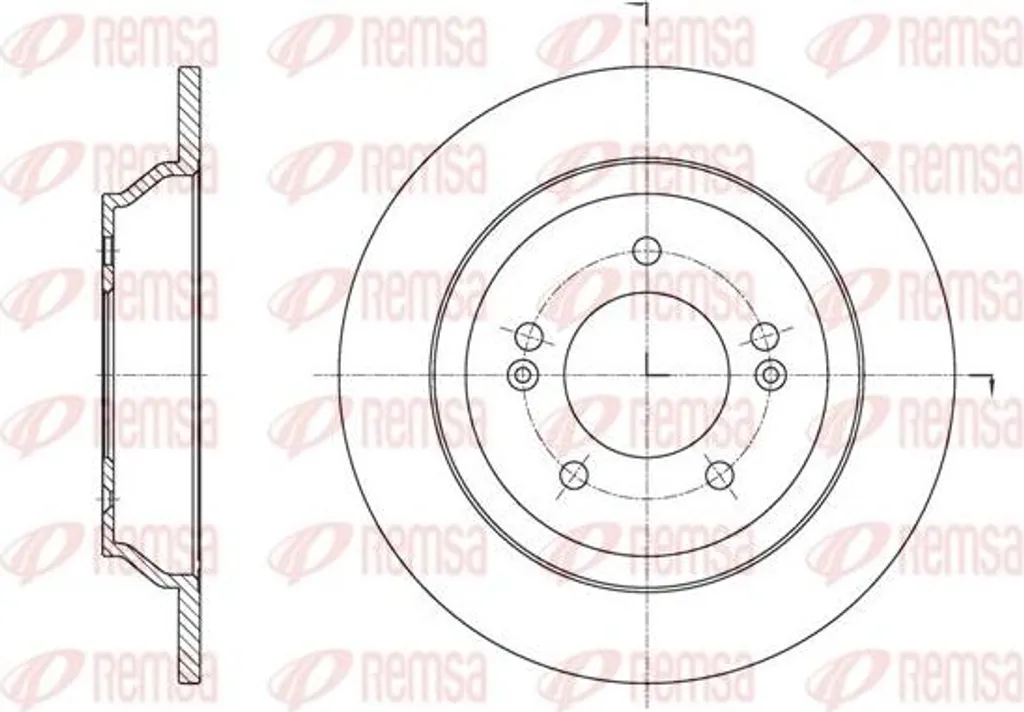 Disque de frein pour Kia Carens : Sécurité et fiabilité OE 58411A4000