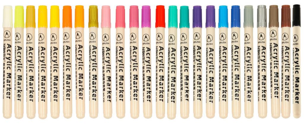 KIK KX3257 Acrylstiften, set van 24 stuks Productafbeelding 