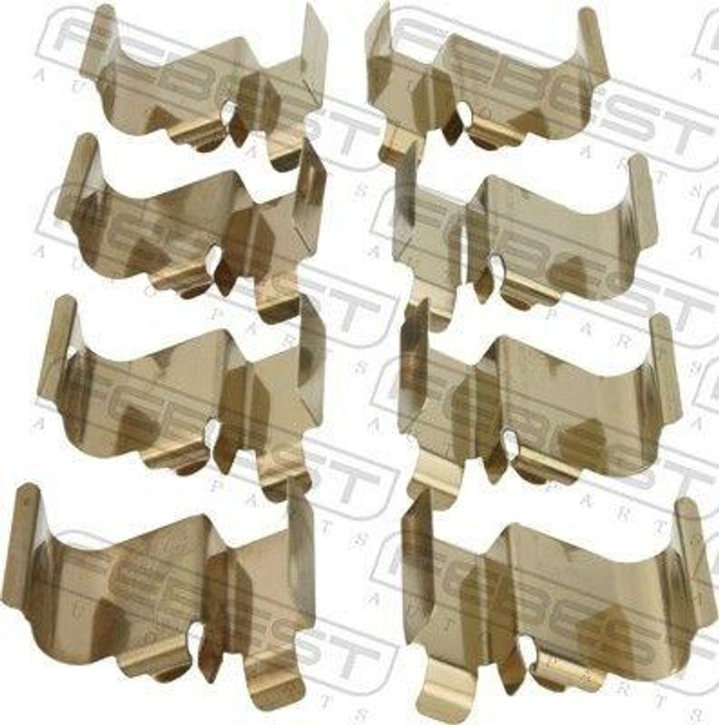 FEBEST 0403-V98WF Zubehörsatz Scheibenbremsbelag Vorne für MAZDA CX-7 (ER) für MITSUBISHI PAJERO IV (V8W, V9W) für FORD USA EDGE
