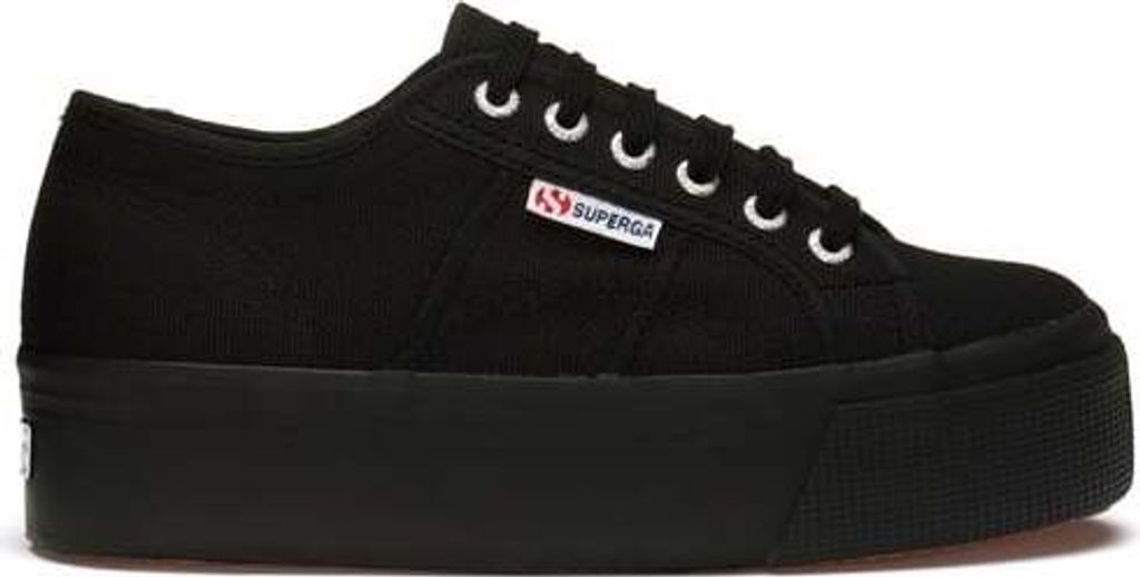 Superga 2790 Cotu Frauen Schnürung Segeltuch Plattform Produktbild 45