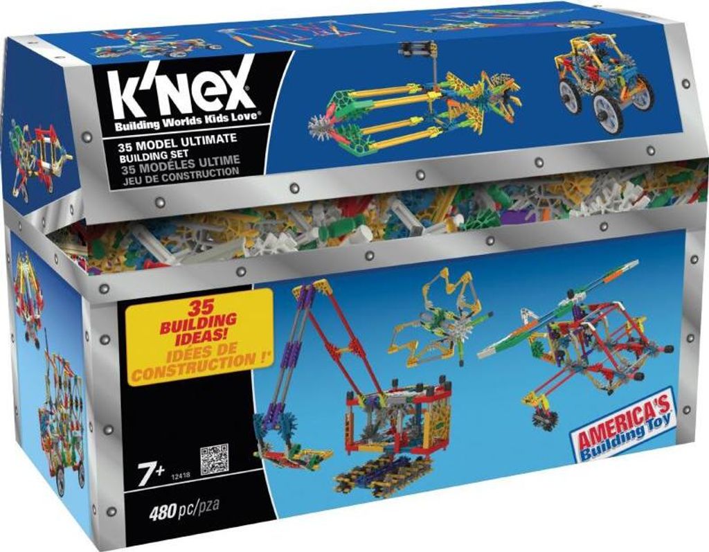 Knex 413-3202 Krabica s 480 stavebnými kockami na Obrázok produktu 