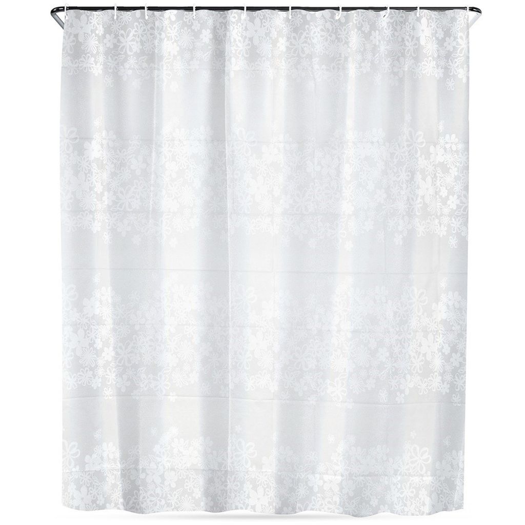 Badezimmer Duschvorhang für Badewanne Duschhaken 180x180 cm