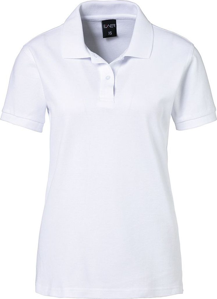 Damenpoloshirt Fb. weiß Gr. XS : XS : weiß : 100% Baumwolle Produktbild 