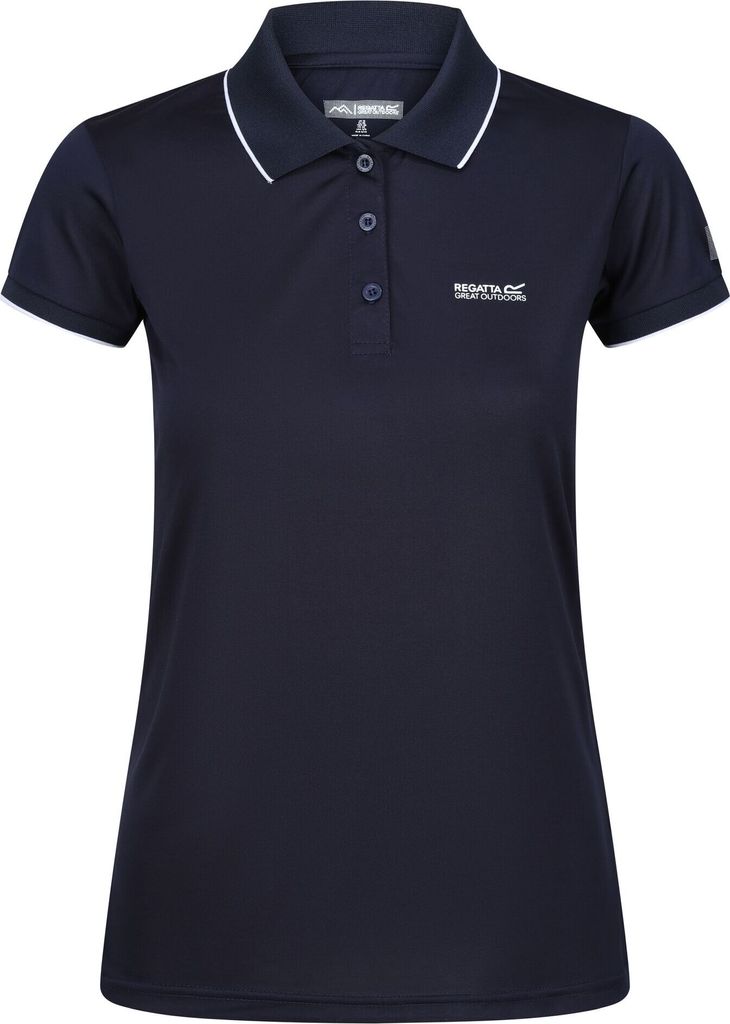 Regatta - "Remex II" Poloshirt für Damen RG4477 (42 DE) (Unifarbene Marineblau)