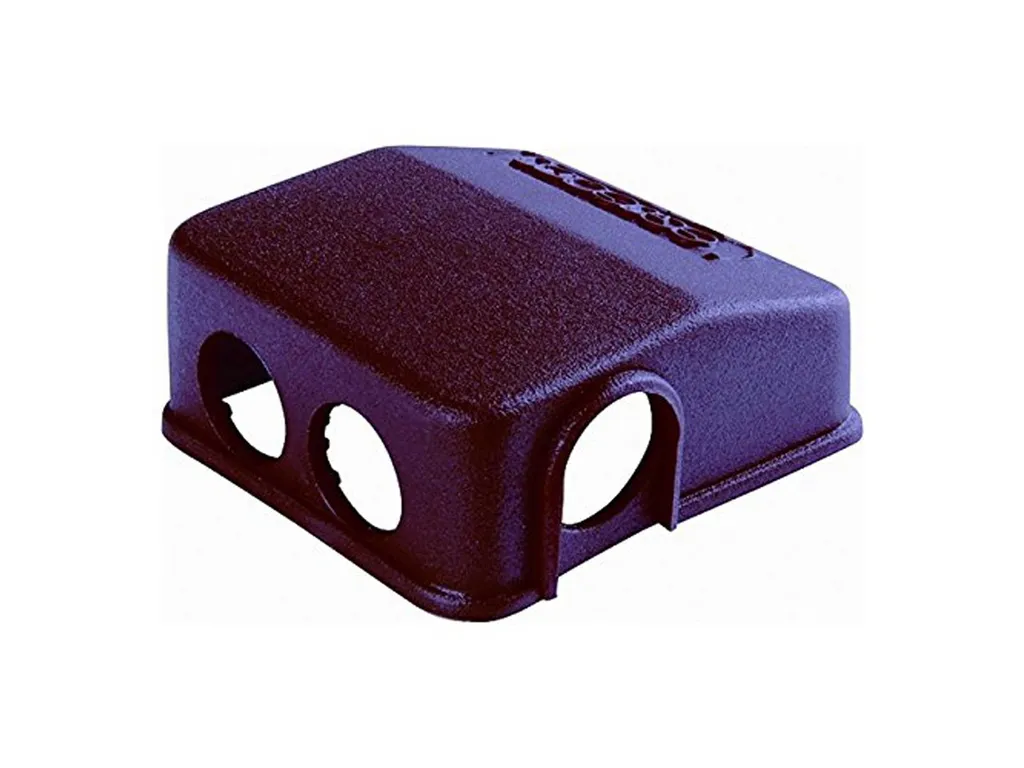 Couvercle pour borne de batterie 3 départs pour auto bateau et camping