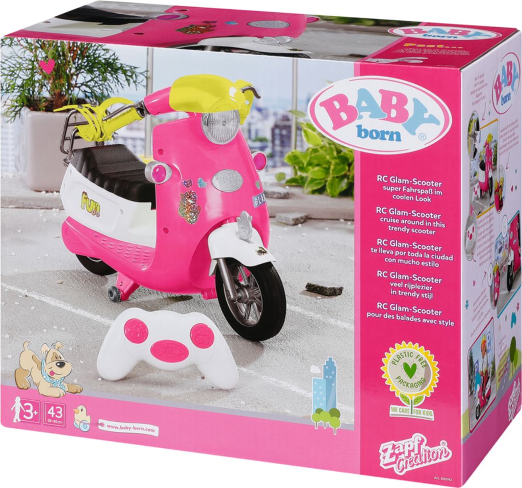 Baby born doll scooter online