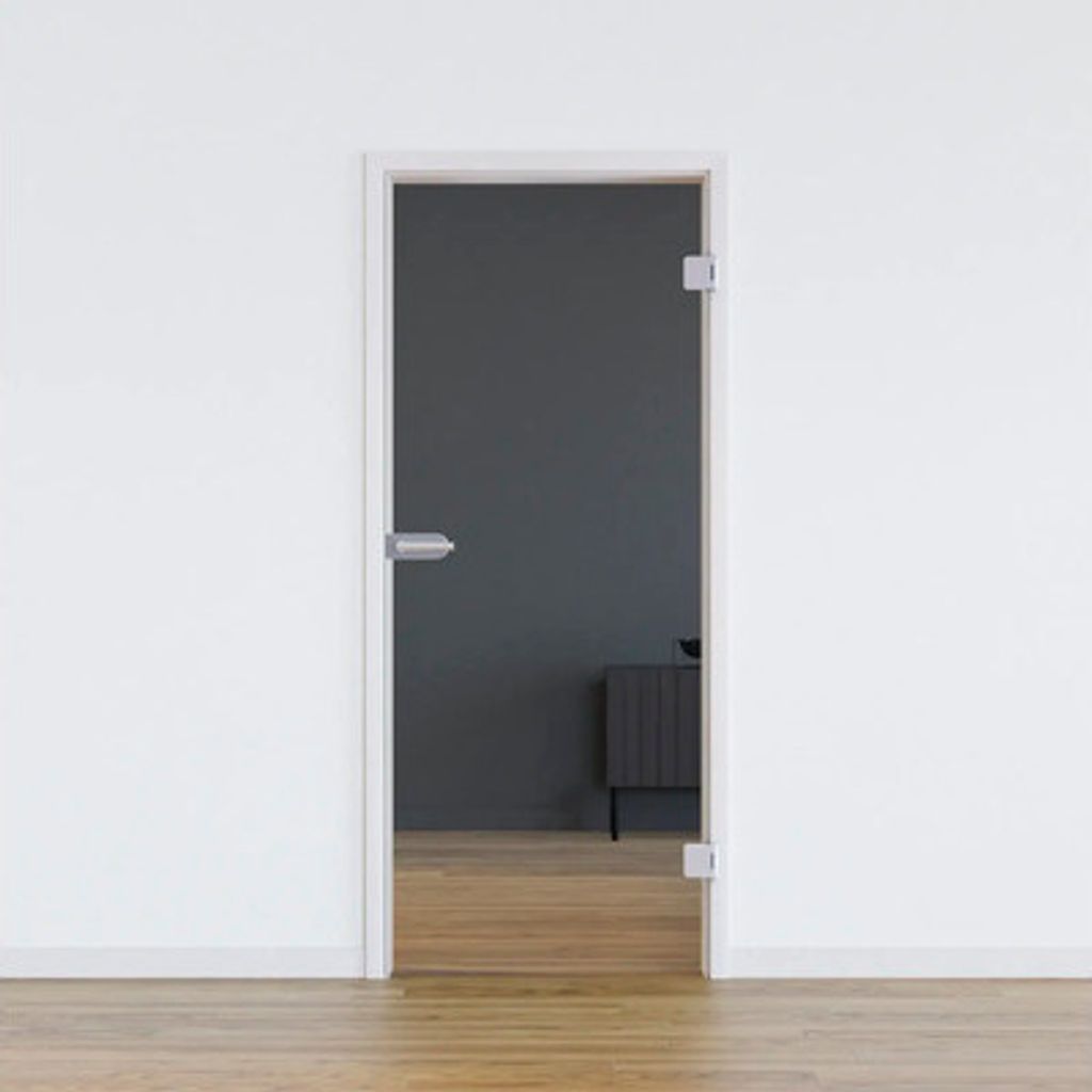Pertura Glastür Freia Clear 834 x 1972 x 8 mm Rechts für Beschlag Studio Office