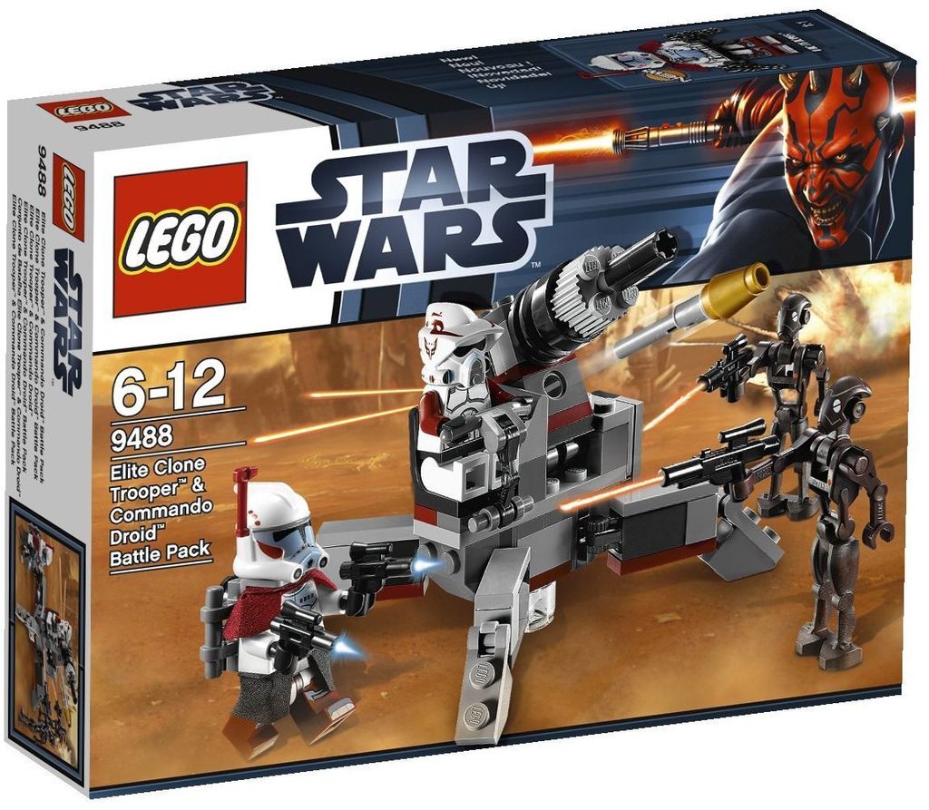 Lego Elite Clone Trooper & Commando Droid Battle Pack, Mehrfach