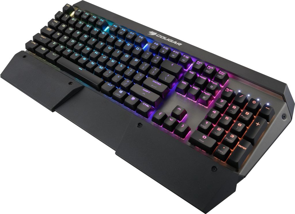 COUGAR Gaming Attack X3 RGB Tastatur USB QWERTZ Deutsch Schwarz, Silber