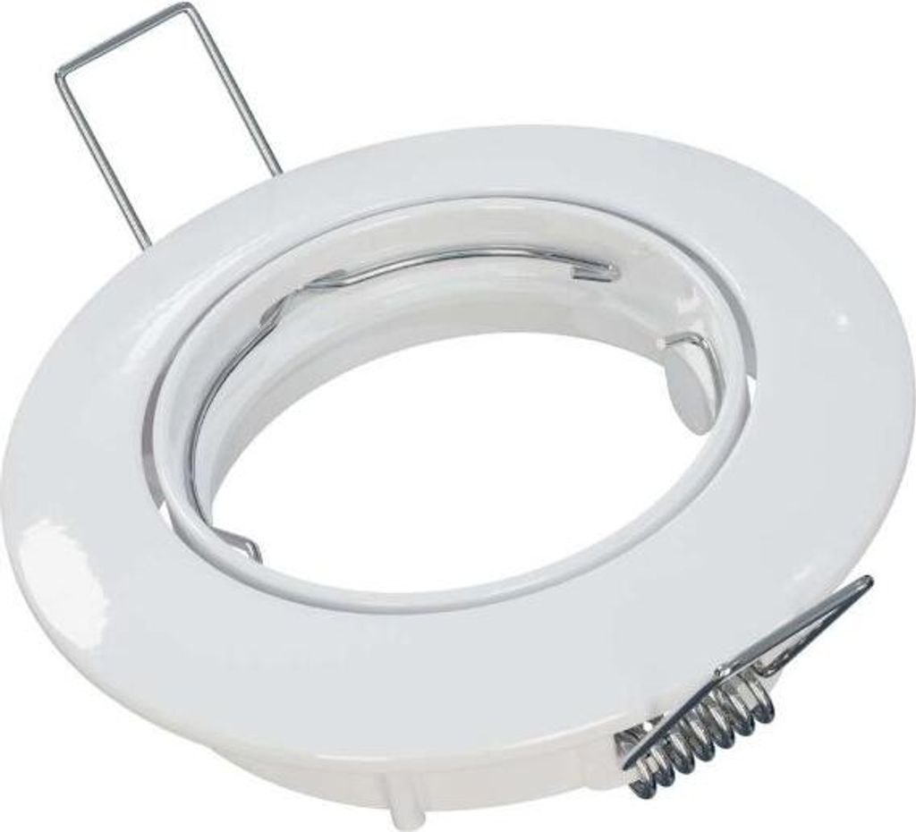 LED Labs OPRA Einbaurahmen für GU10 Deckenleuchte IP20 Rund Ø 75 mm Bohrloch Weiß